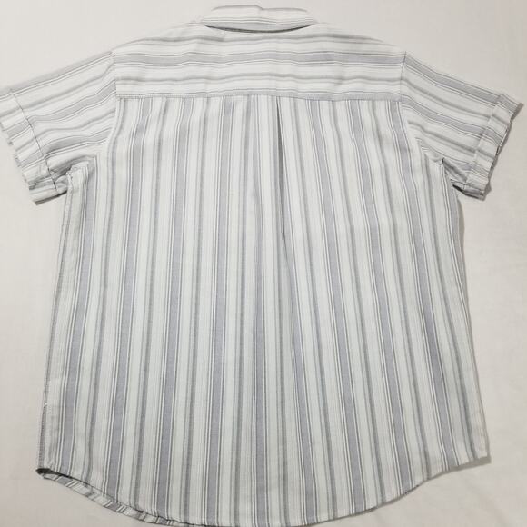 Cabin Creek Shirt Womens 10P Petite Wrinkle Free Stain Release Button Down - Picture 2 of 8